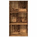 vidaXL Bibliothèque vieux bois 60x30x114 cm bois d'ingénierie