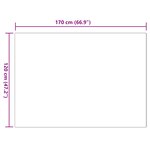 vidaXL Tapis en Fourrure Synthétique de Lapin Olite Rose 120 x 170 cm