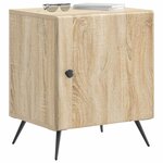 vidaXL Cabinet de chevet Chêne Sonoma 43 x 34 5 x 50 cm