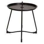 Bo-Camp Table d'appoint de camping Palmetto 45x44 cm Acier