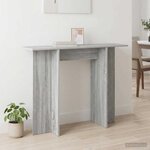 vidaXL Table console Sonoma gris 100 x 30 x 75 cm Bois d'ingénierie