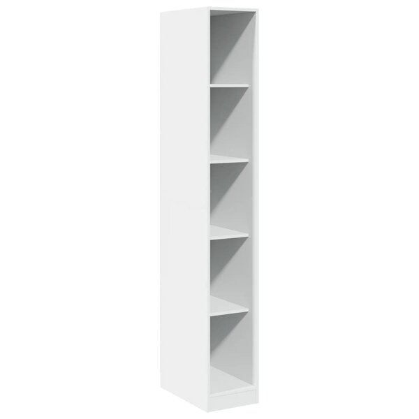 vidaXL Garde-robe Blanc 30x50x200 cm Bois d'ingénierie