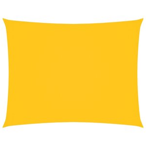 vidaXL Voile de parasol tissu oxford rectangulaire 2x3 m jaune