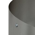 vidaXL Pots en acier inoxydable Acier inoxydable Grand Durable