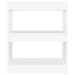 vidaXL Bibliothèque/Séparateur de pièce Blanc 60x30x72 cm