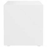 vidaXL Meubles TV 4 Pièces Blanc 37x35x37 cm Aggloméré