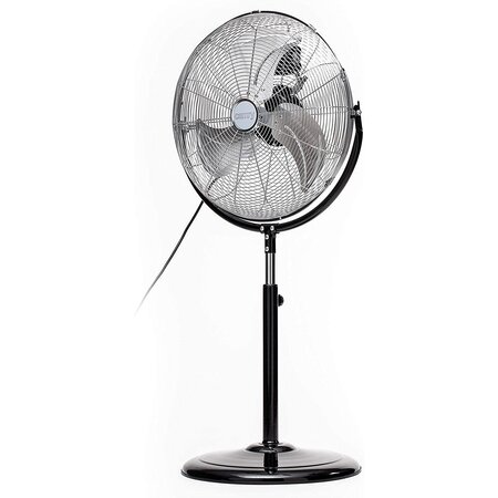 Ventilateur sur pied métal robuste et puissant 110W Diam 45 cm Noir CAMRY