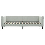 vidaXL Lit de jour avec gigogne et tiroirs sans matelas 80x200 cm