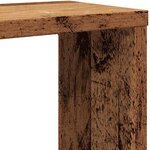 vidaXL Étagères murales cube 4 Pièces vieux bois 60x15x23 cm