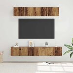 vidaXL Ensemble de meubles TV 5 Pièces Bois ancien Standard Moyen