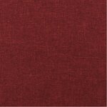 Vidaxl fauteuil inclinable rouge bordeaux tissu