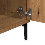 vidaXL Meuble TV chêne artisanal 102x35x50 cm bois d'ingénierie