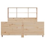 vidaXL Cadre de lit sans matelas 135x190 cm bois de pin massif