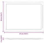 vidaXL Coussins de siège 2 Pièces Taupe 47 x 36 x 2 cm Polyester