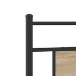 vidaXL Cadre de lit sans matelas chêne sonoma 107x203 cm