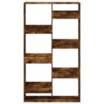 vidaXL Bibliothèque chêne fumé 100x33x175 cm bois d'ingénierie