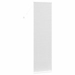 vidaXL Store de Fenêtre avec des rideaux Manuel Blanc Aluminium