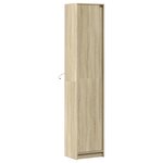 vidaXL Buffet haut LED chêne sonoma 41 5x32 5x200 cm bois d’ingénierie