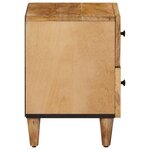 vidaXL Table de chevet Marron 40 x 33 5 x 46 cm Bois de mangue massif
