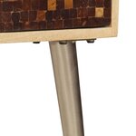 vidaXL Buffet 120x30x75 cm bois de manguier massif