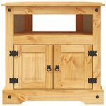 vidaXL Table console Gamme Corona Pin mexicain 80x43x78 cm