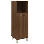 vidaXL Armoire de bain Chêne marron 30x30x95 cm Bois d'ingénierie