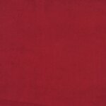 vidaXL Tabouret avec pieds en bois Rouge bordeaux Velours