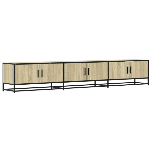 vidaXL Meuble TV chêne sonoma 240x35x41 cm bois d'ingénierie