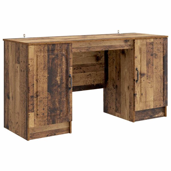 vidaXL Bureau Bois ancien 142 5 x 50 x 75 cm Bois d'ingénierie