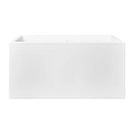 Bac à fleurs - Blanc - 59 x 30 x 29 cm - 100  recyclé