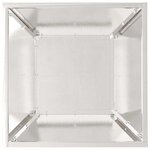 vidaXL Jardinière en Acier Inoxydable 40x40x15 cm