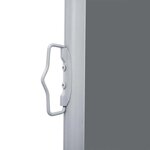 vidaXL Auvent latéral rétractable Anthracite 140 x 600 cm