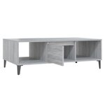 vidaXL Table basse Sonoma gris 103 5x60x35 cm Aggloméré