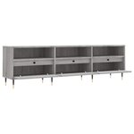 vidaXL Meuble TV sonoma gris 150x30x44 5 cm bois d'ingénierie