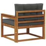 vidaXL Sofa de milieu extérieur Naturel