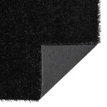 vidaXL Gazon artificiel Noir 2 x 1 m Polypropylène