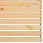 vidaXL Salon de jardin 4 Pièces bois massif de pin