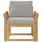 vidaXL 2 Pièce Ensemble de canapés d'extérieur Polyester