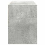 vidaXL Étagère à chaussures empilable gris béton 89 5x30x40 cm