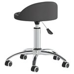 Vidaxl chaises pivotantes à manger lot de 2 gris similicuir