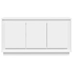vidaXL Buffet blanc 102x35x55 cm bois d'ingénierie
