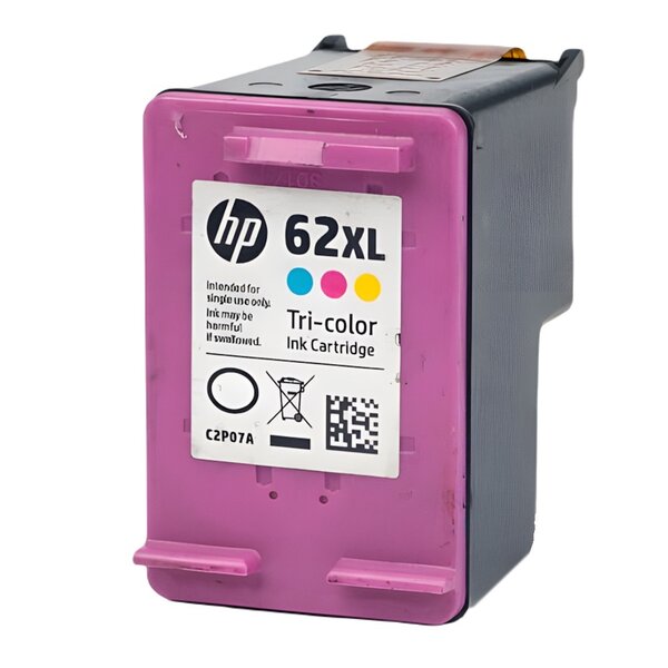 Cartouche d'encre authentique HP 62XL Couleur - programme SECOND