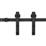 vidaXL Porte coulissante quincaillerie Aluminium et verre ESG 76x205cm