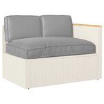 vidaXL Set de coussins de palette 3 Pièces Gris 120 x 80 x 12 cm