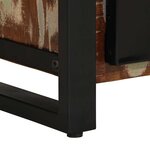 vidaXL Tables de chevet 2 Pièces multicolore bois massif de manguier brut