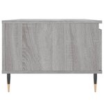 vidaXL Table basse Sonoma gris 90x50x36 5 cm Bois d'ingénierie