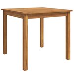 vidaXL Ensemble à manger de jardin 5 Pièces Bois d'acacia solide