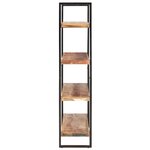 vidaXL Bibliothèque 4 niveaux 160x40x180cm Bois solide de récupération