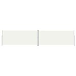 vidaXL Auvent latéral rétractable Crème 220x1000 cm