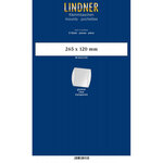Bandes double soudure 265 x 120 mm pour blocs  carnets de timbres. Fond - Transparent